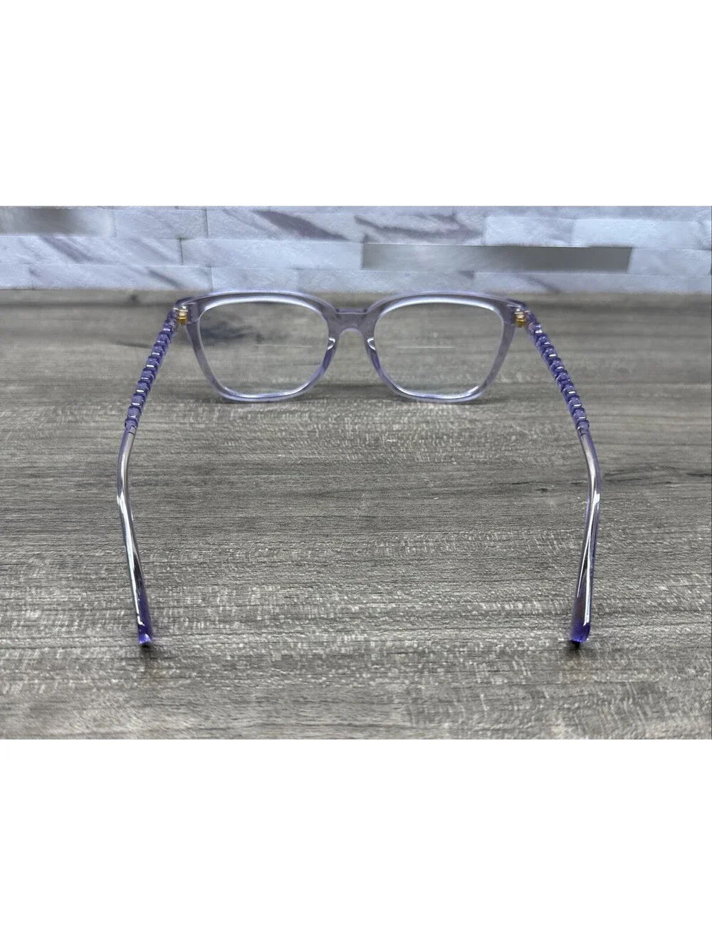 Ralph Lauren RA 7178U 5746 Purple Clear Translucent Cat Eye Eyeglasses 52-17-145
